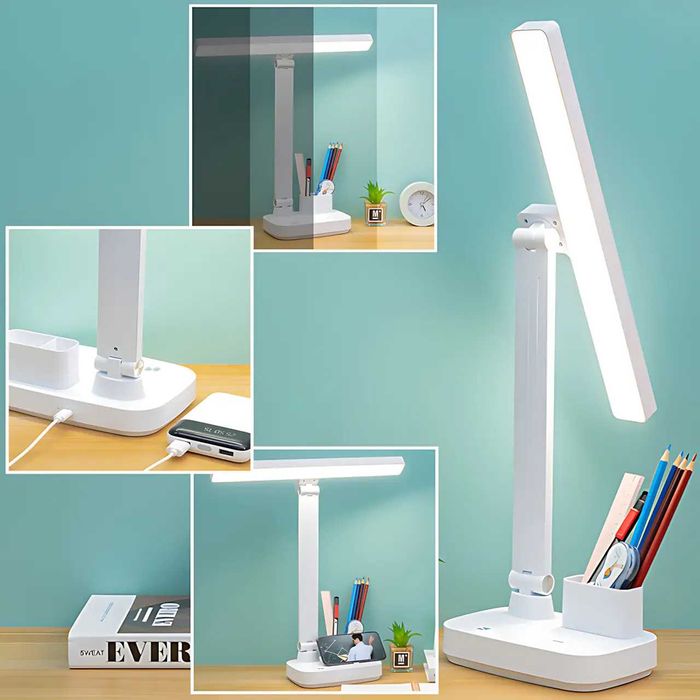 Лампа-трансформер со съемным аккумулятором 18650, поворотом 180°