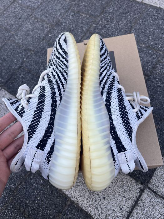 Adidas Yeezy Boost 350 V2 Zebra sneakersy buty czarno białe 42