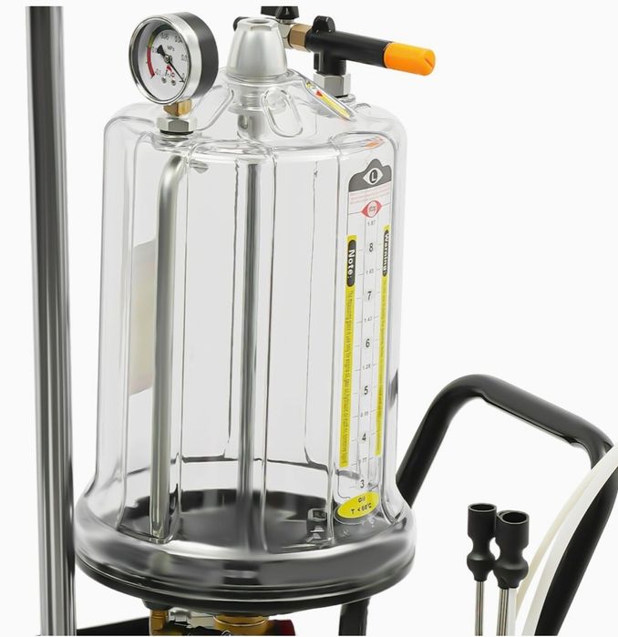 Dispositivo de extração de óleo, extrator de óleo, ar comprimido