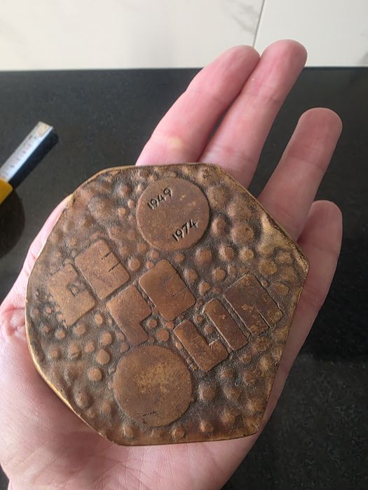 Odznaka medal 25 lat Cepelia 1974 mosiadz/ brąz