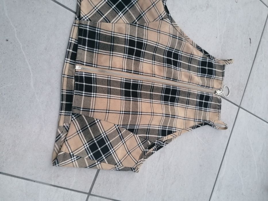 Stradivarius * NOWY top kratka crop top Halter bluzka M S