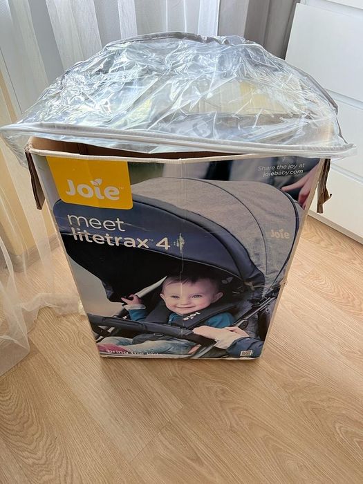 Коляска Joie literax 4 з фірмовим чохлом