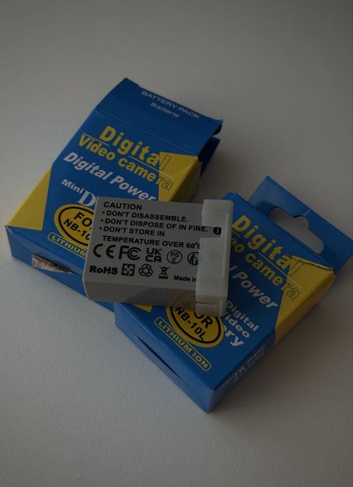 NB-10L для Canon SX50 SX60 G1X 2шт акумулятор
