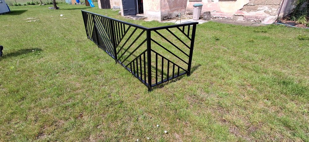 Sprzedam gotowa balustradę malowana proszkowo czarny mat