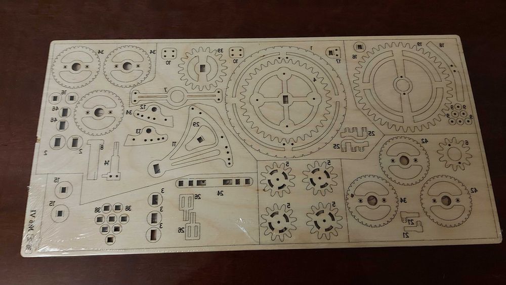 Деревяный 3 д конструктор велосипед