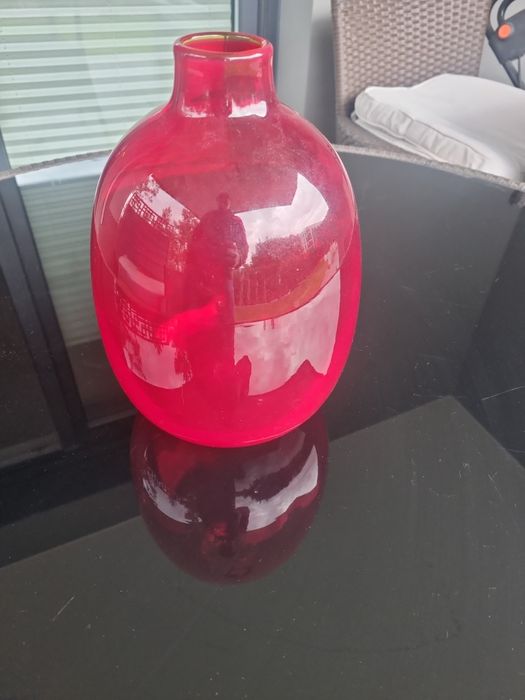 Piękny wazon butla prl wysokość około 25 cm