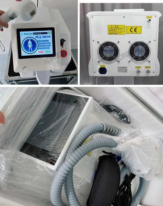 Laser Diodo Cabeça refrigerada Titânio de gelo