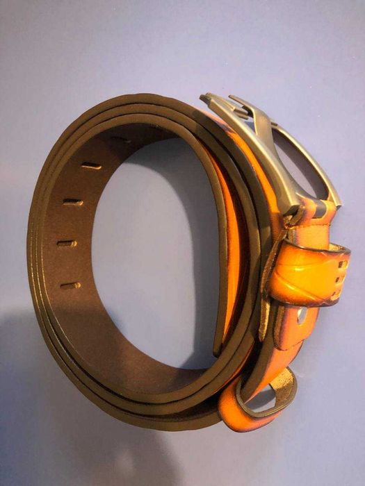 Рудий ремінь натуральна шкіра стиль DOLCE&GABBANA