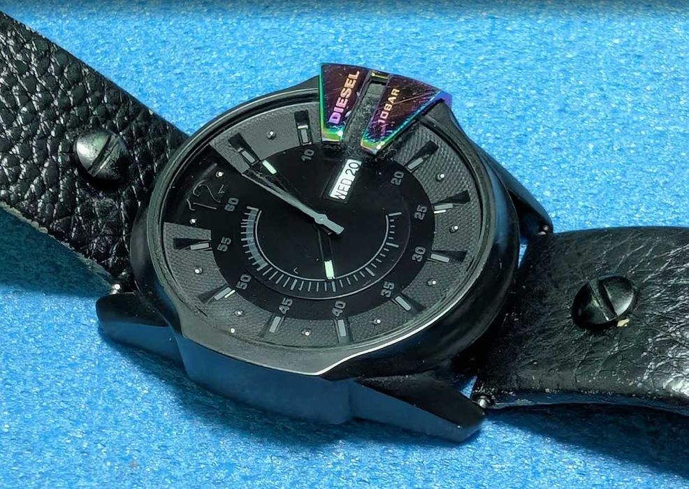 Винтажные часы Diesel 1447 В хорошем состоянии рабочие