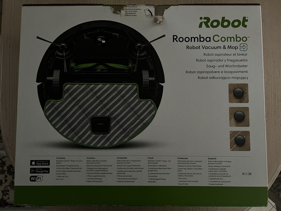 IRobot roomba combo роботплыесос с влажной уборкой