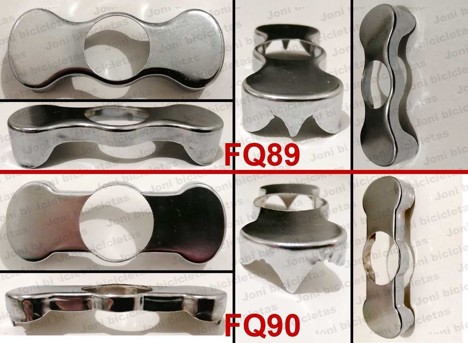 Coroas de forqueta de bicicleta clássica (embelezadores)