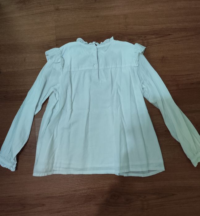 Blusa branca de menina da Modalfa