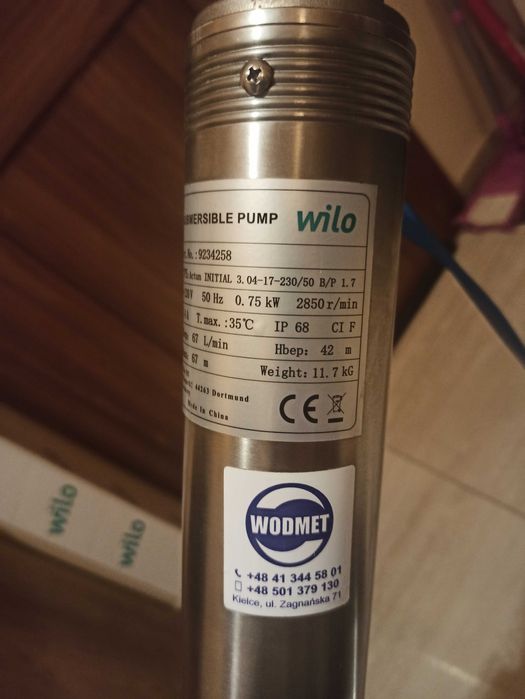 Pompa głębinowa do studni