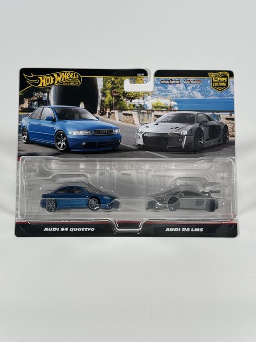 Hot Wheels Premium 2pak 2pack Audi S4 quattro, Audi R8 LMS