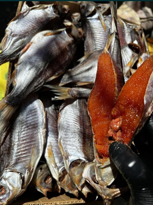 Тарань Плотва з ікрою
В наявності є раки.