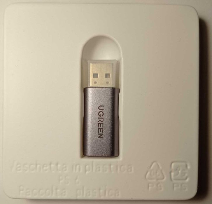 Зовнішня звукова карта Ugreen CM383 USB - 3.5 мм TRRS 24 біт 96 кГц