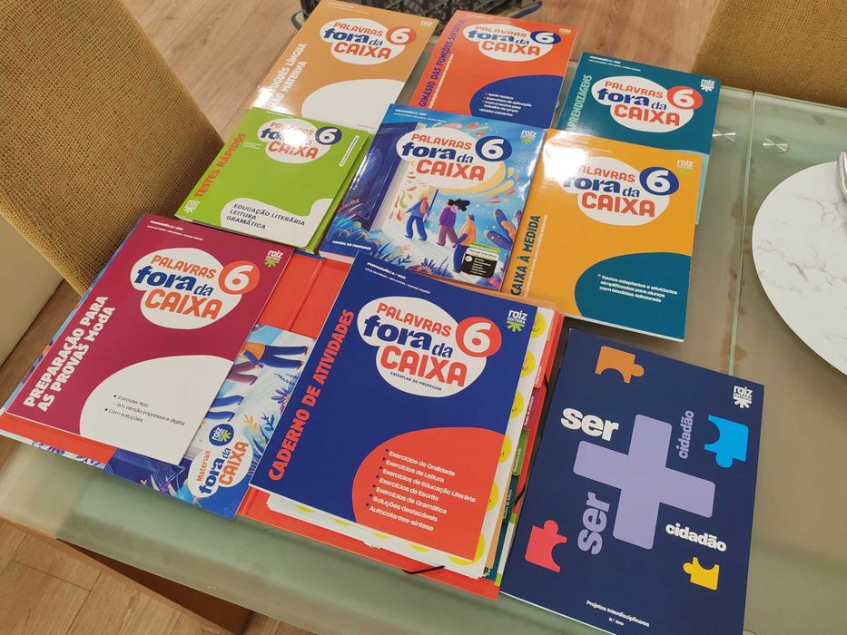 Palavras fora da caixa 5,Palavra a Palavra 5 Livro Aberto 5 e 6