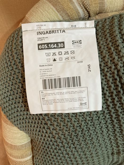 Плед IKEA (кольчуга-сетка)