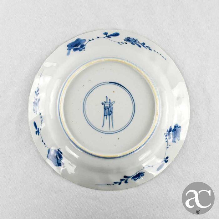 Prato em porcelana da China, Período Kangxi, séc. XVII / XVIII