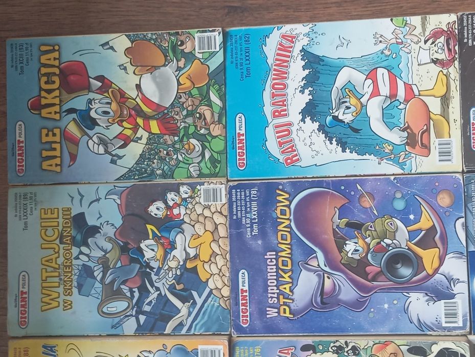 Komiksy Gigant 18 sztuk