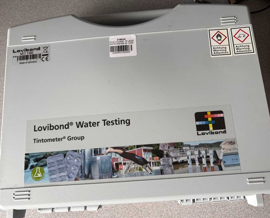 Fotómetro Lovibond MD100 pH e Cloro – Análise de Água Piscina