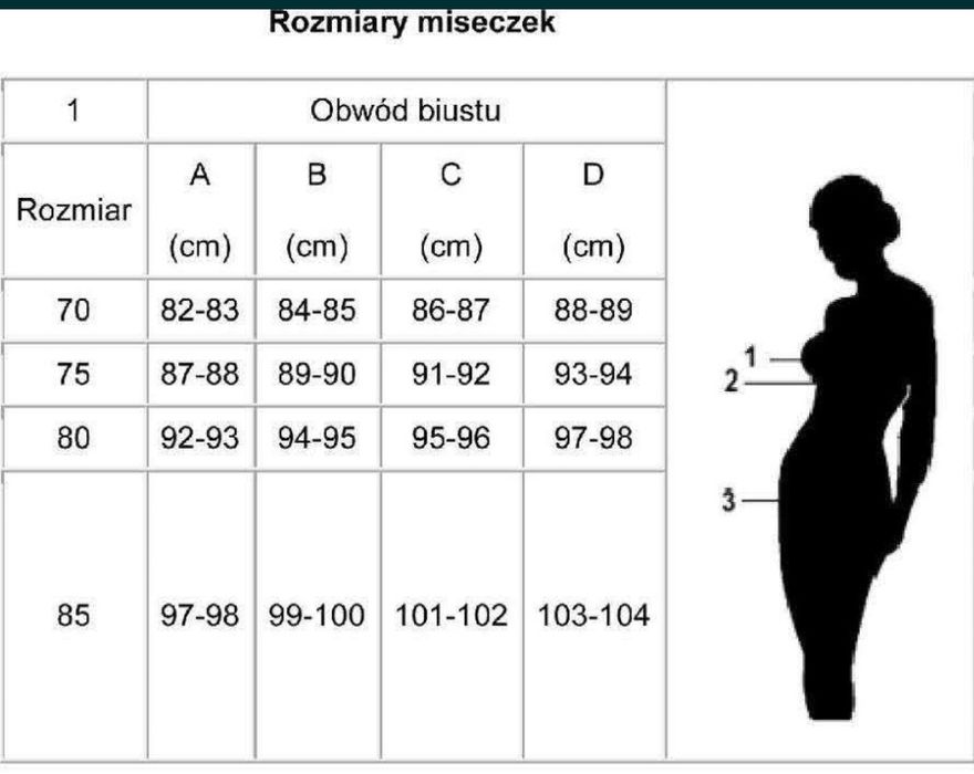 Biustonosz Róża Penelopa 75d czarny