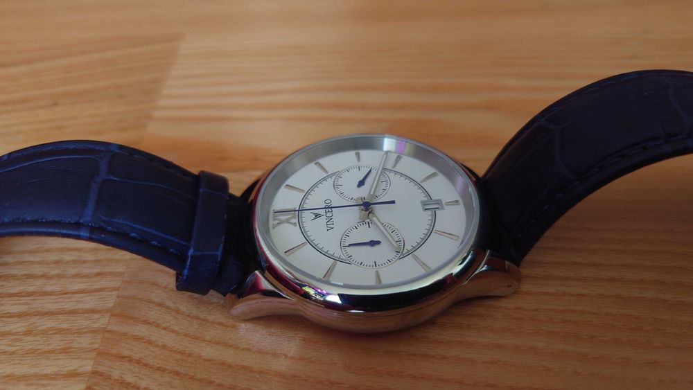 Zegarek Vincero The Bellwether White & Silver IDEALNY