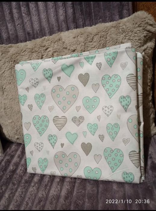 Тканина бязь дитяча і валентинки. Ціна за 5 метрів