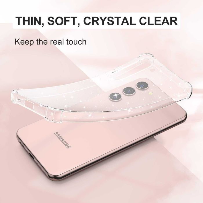 Etui plecki przezroczyste z brokatem do Samsung Galaxy S23 5G 6,1 cala