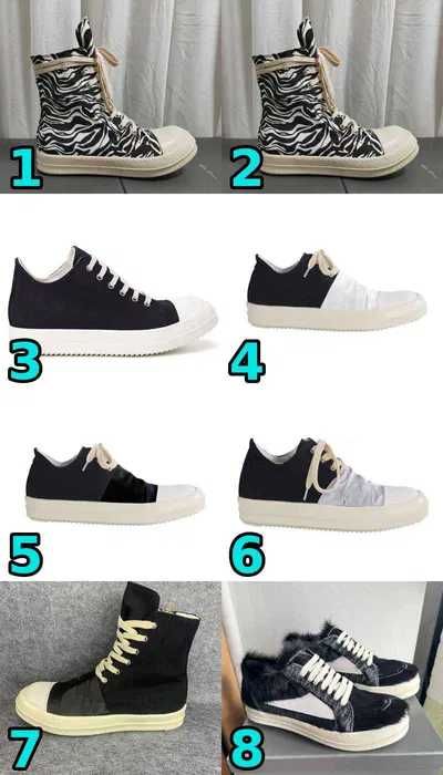 КРАЩА ЯКІСТЬ‼️ Кросівки Rick Owens Ramones, рамони, рики 36-47