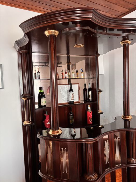 Movel bar de sala classico rustico