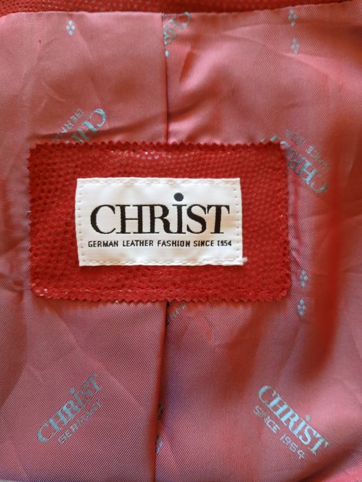 Шкіряна німецька куртка бренд  CHRIST  44 р.