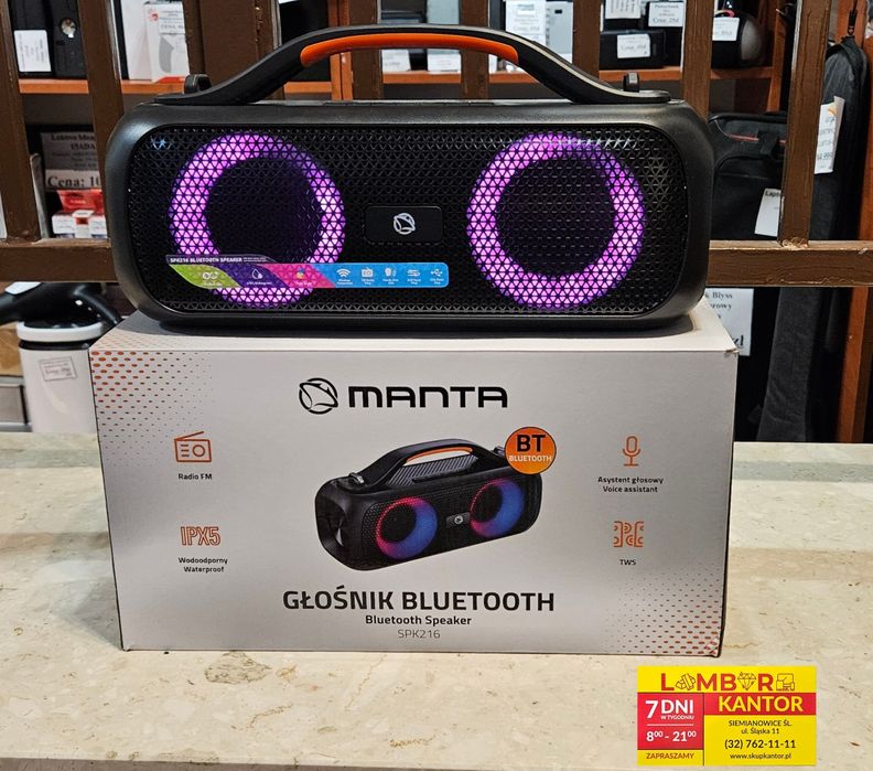113/26 (P) Głośnik bezprzewodowy Manta SPK216.
