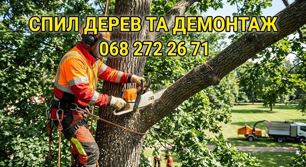 Спил дерев | Очищення ділянок