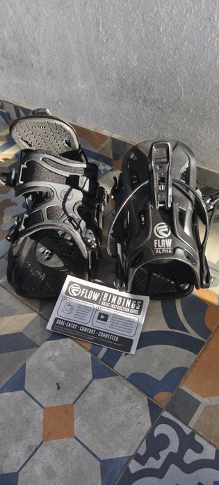 Flow Alpha Snowboard Bindings.