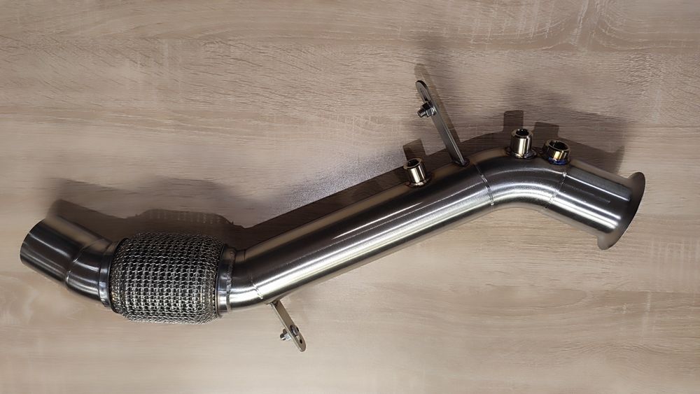 Даунпайп БМВ X1 E84 Ф30 Ф20 B47 Downpipe BMW X1 Е90 N47 HEAT SHIELD