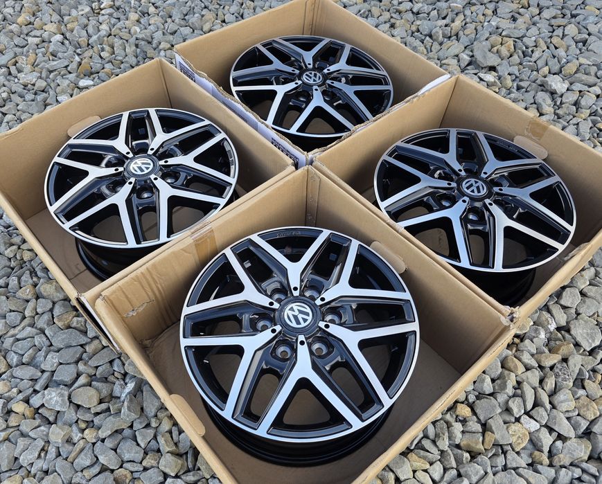 6x120 16 Alufelgi 16 VOLKSWAGEN CARAVELLE T7 Transporter T7 Nowe wzmacniane! FORD Transit Tourneo