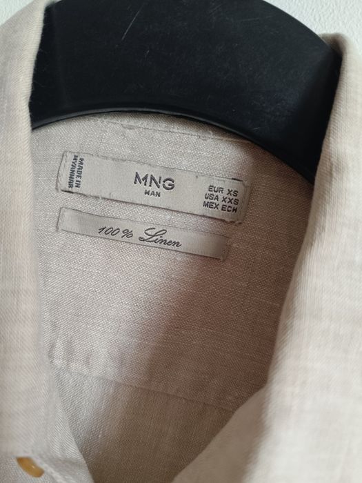 Koszula 100% len Mango rozmiar XS