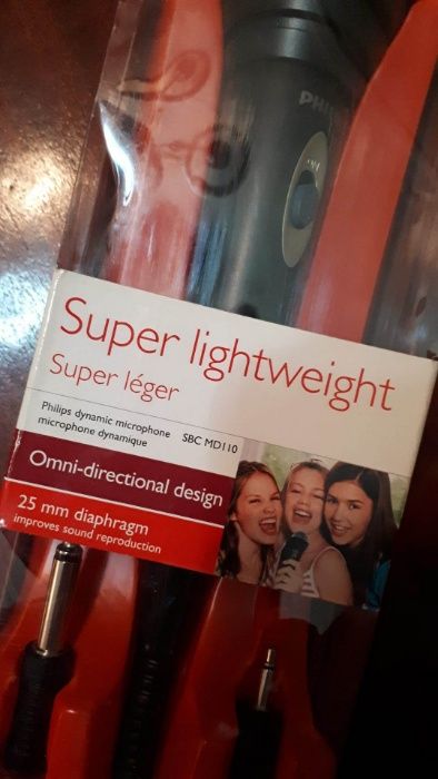 Conjunto 2 Microfones Philips64284360671874121