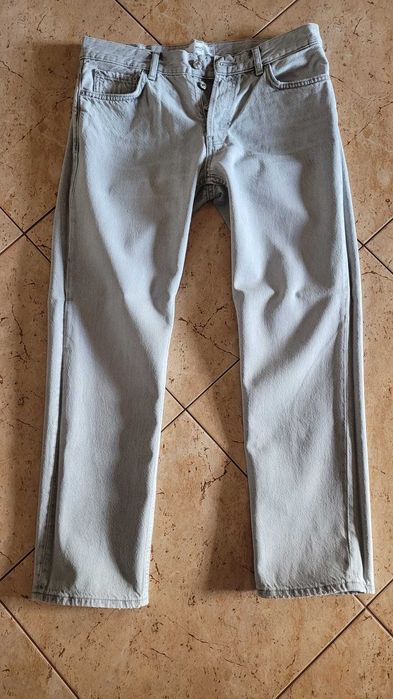 Spodnie jeans  szare