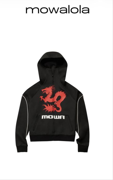 Зип mowalola ZUSHI TRACKTOP BLACK оригинал M