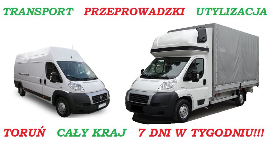 TANIO Transport PRZEPROWADZKI Domów Mieszkań 24/7 TORUŃ