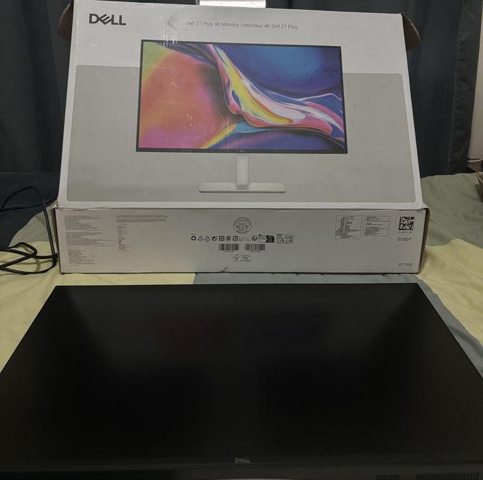 Monitor Dell 27" plus 4K IPS 120Hz com guarantia 2,5 anos
