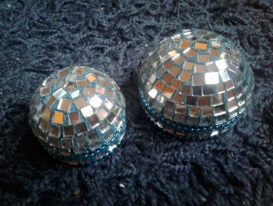 Conjunto de 3 caixinhas espelhadas