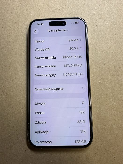 Iphon 15 PRO z 2024