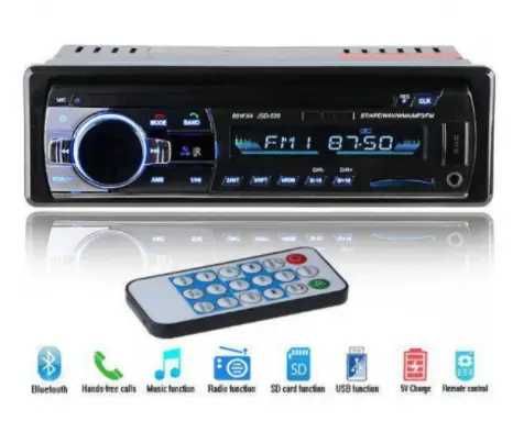 магнитола 1DIN MP3-520BT