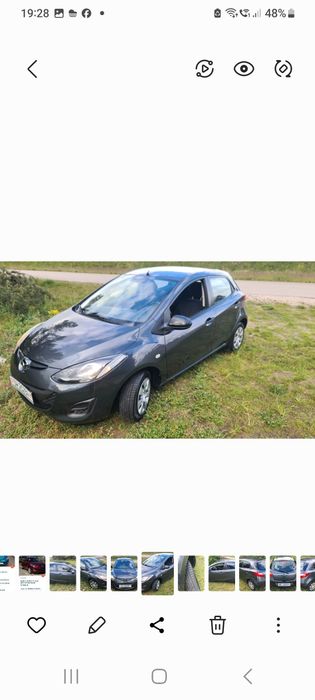 Mazda 2. Tylko 9 tys km przebieg. Szwajcar. 1.3 B. Jak NOWY