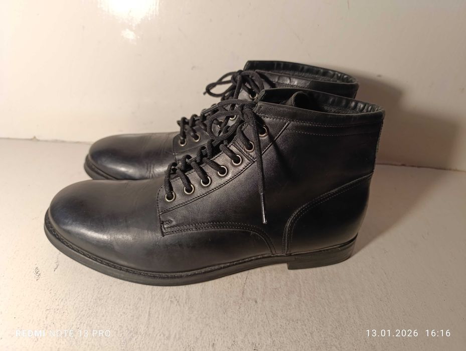 botki skórzane męskie Zara