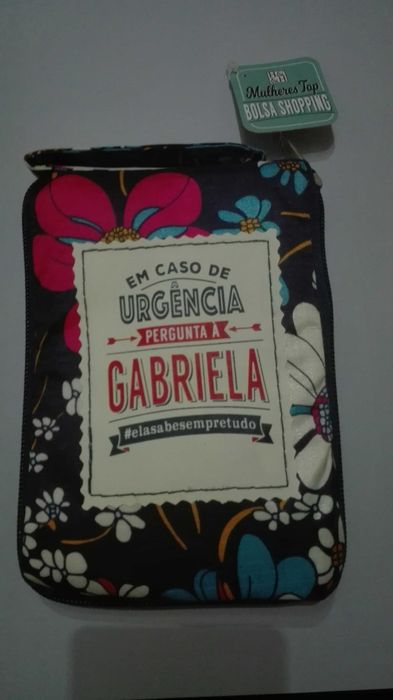 H&H Mulheres TOP Bolsa de compras dobrável com nome e frases