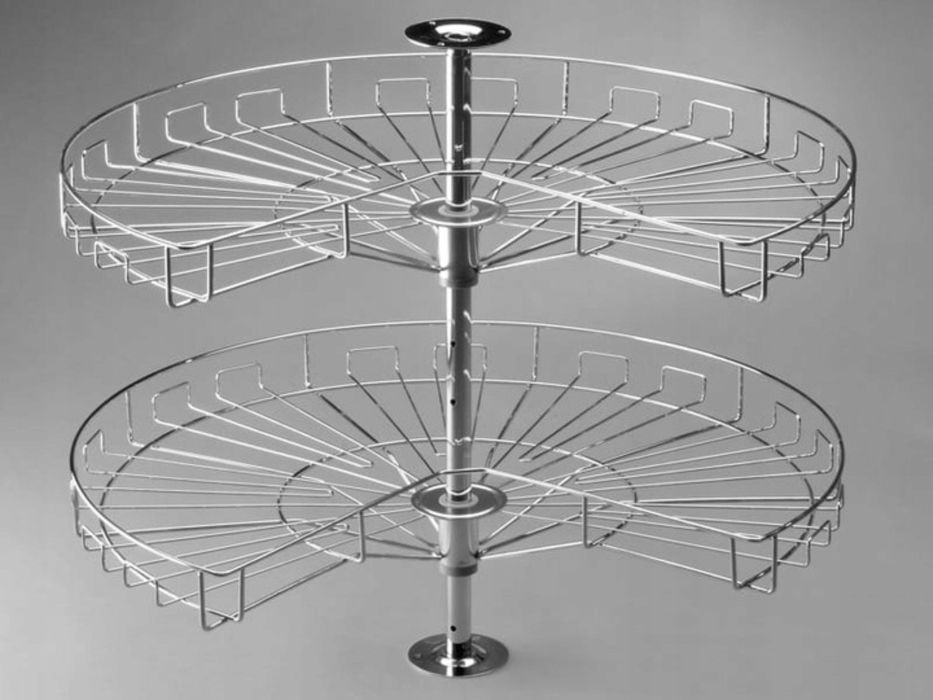 Kosz obrotowy 3/4 Nomet, półka do szafki narożnej 820